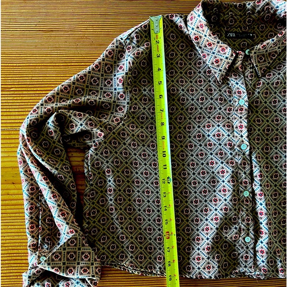Zara Silky Shirt Top - Picture 8 of 8
